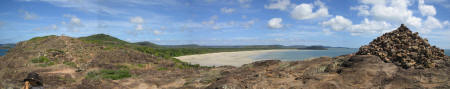 View west from Cape York tip