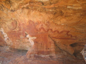Aboriginal Serpent Rock Art - Keep River National Park