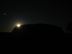Moonrise over Uluru