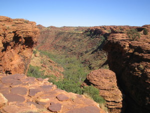 Gorge Lookout at Kings Canyon loop track