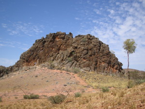 Corroboree Rock front view