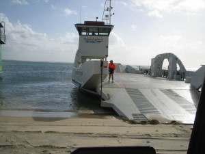 Car Ferry to Hook Point Fraser Island