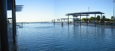 Cairns foreshore bathing lagoon