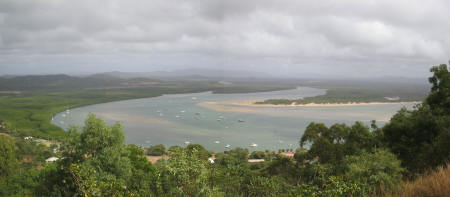 View of Cooktown from Grassy Hill