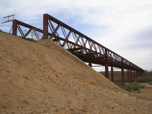 Old Ghan Railway Span Bridge - Oodnadatta Track