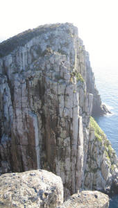 120 metre high cliffs at Cape Hauy