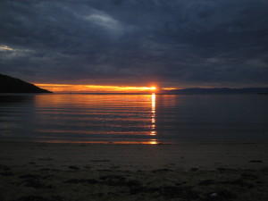 Sunset at Coles Bay - Freycinet
