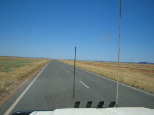Heading back along the North West Highway