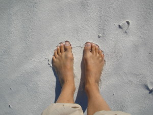 White Sand - Brown Feet